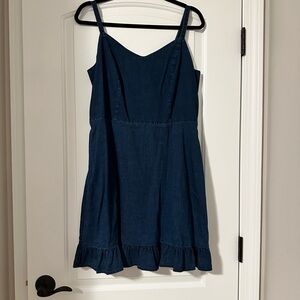 Cute Blue Denim Dress